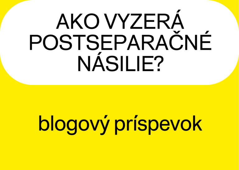 Postseparačné násilie: keď sa expartner nemieni vzdať moci a kontroly nad ženou