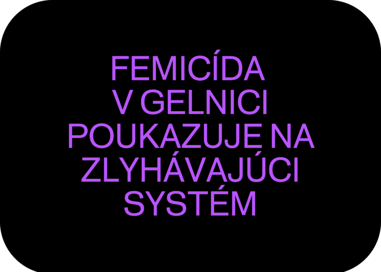 Zuzana žiadala o pomoc, systém zlyhal